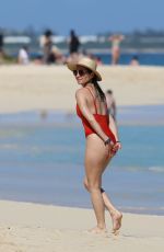 OLIVIA MUNN in Swimsuit at a Beach i Hawaii 12/09/2017