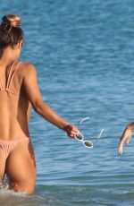 OLIVIA PASCALE and ERIKA WHEATON in Bikinis at a Beach in Miami 12/12/2017