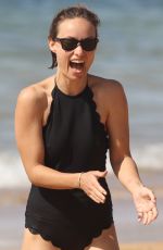 OLIVIA WILDE in Swimsuit at a Beach in Hawaii 11/28/2017