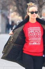OLIVIA WILDE Out Shopping in New York 12/20/2017