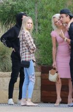 PAMELA ANDERSON and Brandon Thomas Lee at Soho Club in Malibu 12/16/2017