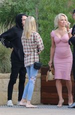 PAMELA ANDERSON and Brandon Thomas Lee at Soho Club in Malibu 12/16/2017
