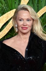 PAMELA ANDERSON at British Fashion Awards 2017 in London 12/04/2017