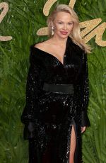 PAMELA ANDERSON at British Fashion Awards 2017 in London 12/04/2017