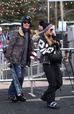 PARIS HILTON and Chris Zylka Out and About in Aspen 12/30/2017