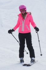 PARIS HILTON and Chris Zylka Out Skiing in Aspen 12/27/2017