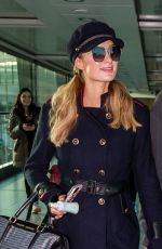 PARIS HILTON at Heathrow Airport in London 12/14/2017