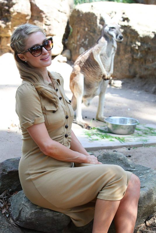 PARIS HILTON at Taronga Zoo in Sydney 12/01/2017