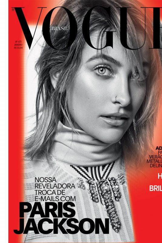 PARIS JACKSON for Vogue Magazine, Brazil January 2018 Issue
