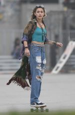 PARIS JACKSON Out Skateboarding at Venice Beach Boardwalk 12/30/2017