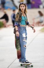 PARIS JACKSON Out Skateboarding at Venice Beach Boardwalk 12/30/2017