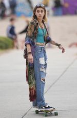 PARIS JACKSON Out Skateboarding at Venice Beach Boardwalk 12/30/2017