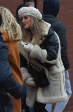 PERRIE EDWARDS Arrivesa at Anfield Stadium in Liverpool 12/30/2017
