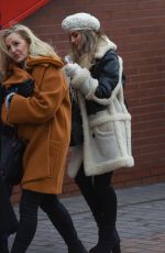 PERRIE EDWARDS Arrivesa at Anfield Stadium in Liverpool 12/30/2017