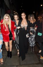 PERRIE EDWARDS Night Out in London 12/10/2017