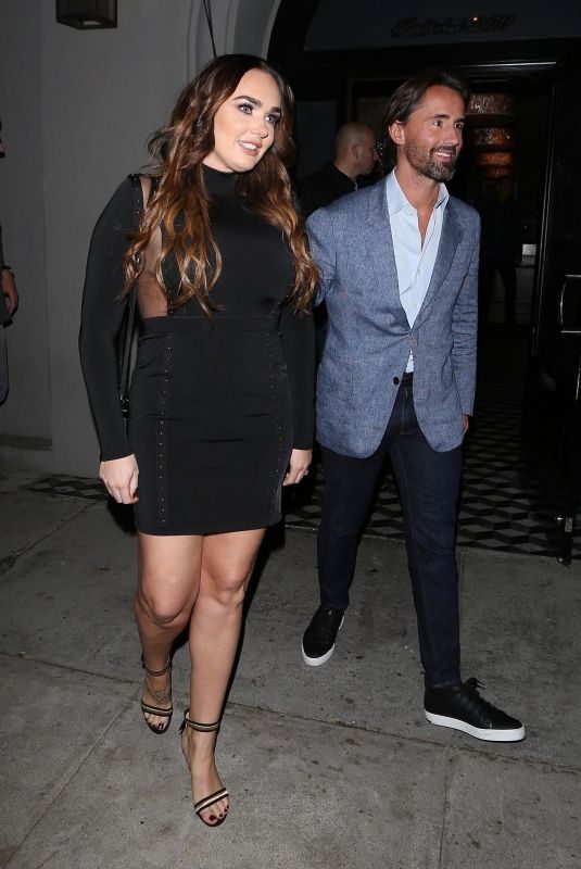 PETRA and TAMARA ECCLESTONE at Craig’s Restaurant in West Hollywood 12/27/2017