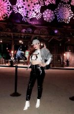 PHOEBE PRICE at Los Angeles Zoo Christmas Show in Los Angeles 12/12/2017