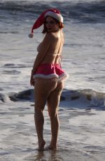 PHOEBE PRICE in Bikini on the Beach in Malibu 12/04/2017