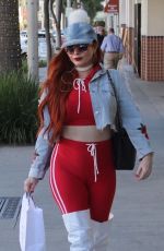 PHOEBE PRICE Out Shopping in Beverly Hills 12/02/2017