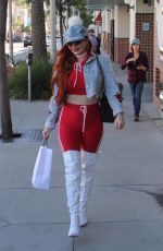 PHOEBE PRICE Out Shopping in Beverly Hills 12/02/2017