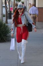 PHOEBE PRICE Out Shopping in Beverly Hills 12/02/2017
