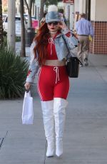 PHOEBE PRICE Out Shopping in Beverly Hills 12/02/2017