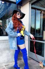 PHOEBE PRICE Out Shopping in Beverly Hills 12/11/2017