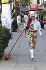 PHOEBE PRICE Out with Her Dog in Los Angeles 12/29/2017