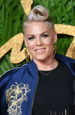 PINK at British Fashion Awards 2017 in London 12/04/2017
