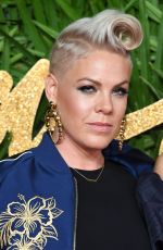 PINK at British Fashion Awards 2017 in London 12/04/2017