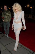PIXIE LOTT Leaves Royal Albert Hall in London 12/04/2017