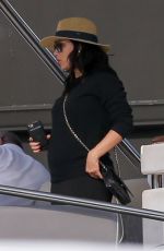 Pregnant EVA LONGORIA and Jose Baston at a Boat Ride in Miami 12/23/2017