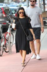 Pregnant EVA LONGORIA Out in Miami Beach 12/26/2017