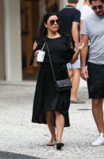 Pregnant EVA LONGORIA Out in Miami Beach 12/26/2017