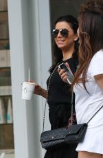 Pregnant EVA LONGORIA Out in Miami Beach 12/26/2017