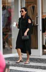 Pregnant EVA LONGORIA Out in Miami Beach 12/26/2017
