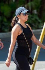 Pregnant EVA LONGORIA Shopping at Whole Foods in Miami 12/24/2017