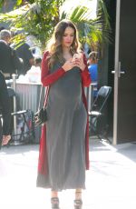 Pregnant JESSICA ALBA Arrives at Lyft Community Holiday Fiesta in Los Angeles 12/17/2017