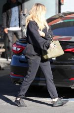 Pregnant KHLOE KARDASHIAN Leaves a Studio in Calabasas 12/04/2017