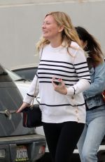 Pregnant KIRSTEN DUNST Out and About in Santa Monica 12/20/2017