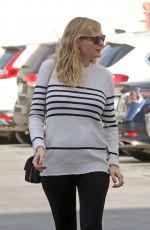 Pregnant KIRSTEN DUNST Out and About in Santa Monica 12/20/2017