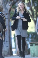 Pregnant KIRSTEN DUNST Out for Lunch in Los Angeles 12/21/2017