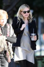 Pregnant KIRSTEN DUNST Out for Lunch in Los Angeles 12/21/2017