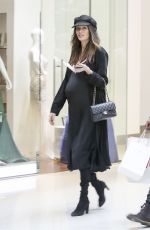 Pregnant NICOLE TRUNFIO Out in Los Angeles 12/22/2017