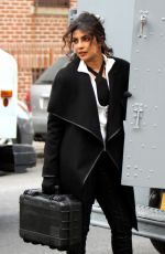 PRIYANKA CHOPRA on the Set of Quantico in New York 12/13/2017