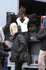 PRIYANKA CHOPRA on the Set of Quantico in New York 12/13/2017