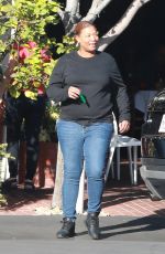 QUEEN LATIFAH Out for Lunch at Mauro