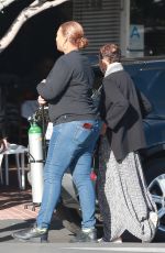 QUEEN LATIFAH Out for Lunch at Mauro