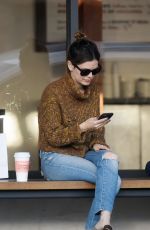 RACHEL BILSON Out for Coffee in Los Angeles 12/04/2017