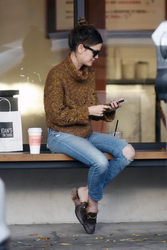RACHEL BILSON Out for Coffee in Los Angeles 12/04/2017